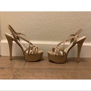 Nude Chinese Laundry Teaser Sandal Heels